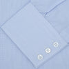 View 2 of product Blue Hairline Stripe Shirt with T&amp;A Collar and 3-Button Cuffs