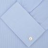 View 2 of product Blue Hairline Stripe Shirt with T&amp;A Collar and Double Cuffs