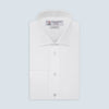 View 1 of product Two-Fold 120 White Cotton Shirt with Regent Collar and Double Cuffs