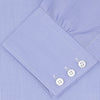 View 2 of product Blue Fine Check Sea Island Quality Cotton Shirt with Regent Collar and 3-Button Cuffs