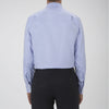 View 3 of product Blue Sea Island Quality Cotton Twill Shirt with T&amp;A Collar and 3-Button Cuffs