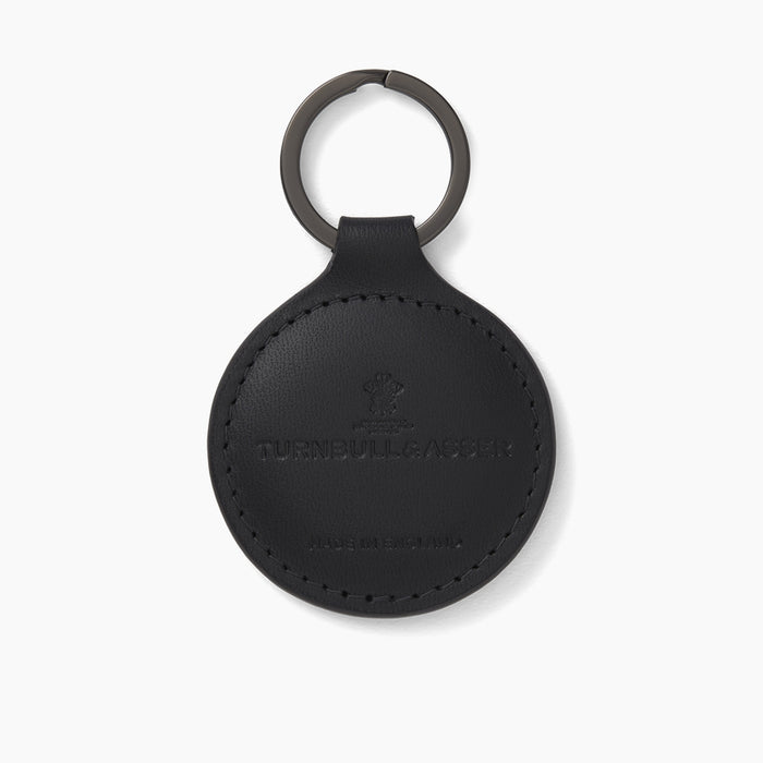 Black Leather Key Fob Image 2