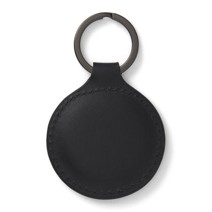 Black Leather Key Fob Image 1