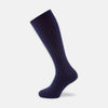View 1 of product Navy 3/4 Length Cashmere Socks