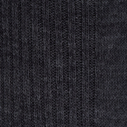 Dark Grey Mid-Length Merino Wool Socks