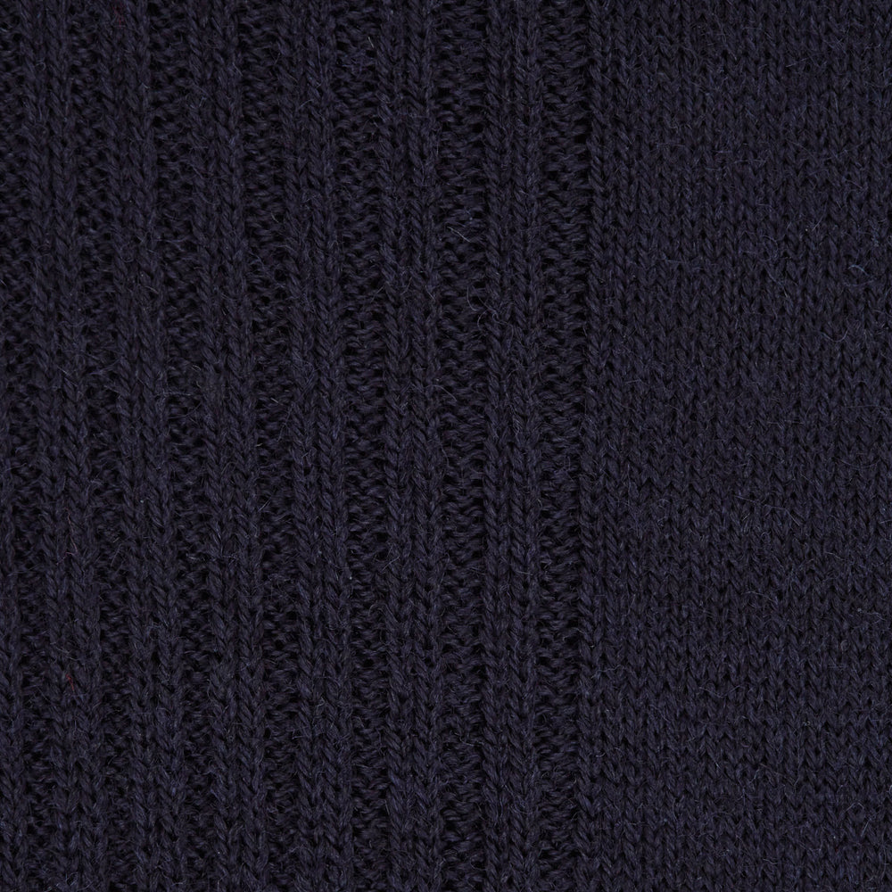 Deep Navy Mid-Length Merino Wool Socks