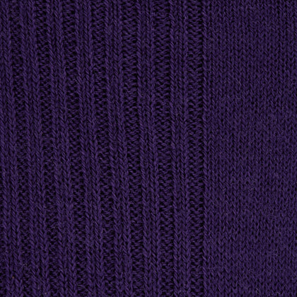 Dark Purple Mid-Length Merino Wool Socks