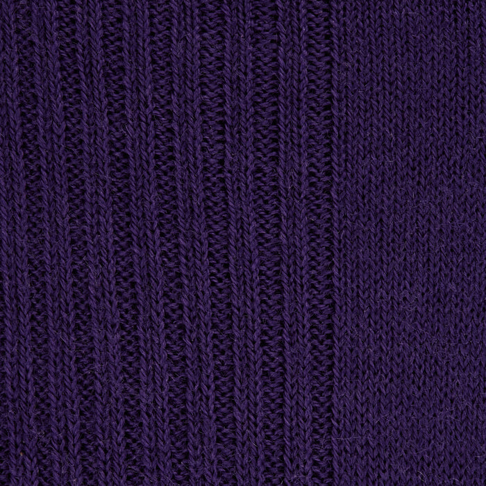 Dark Purple Mid-Length Merino Wool Socks Image 1