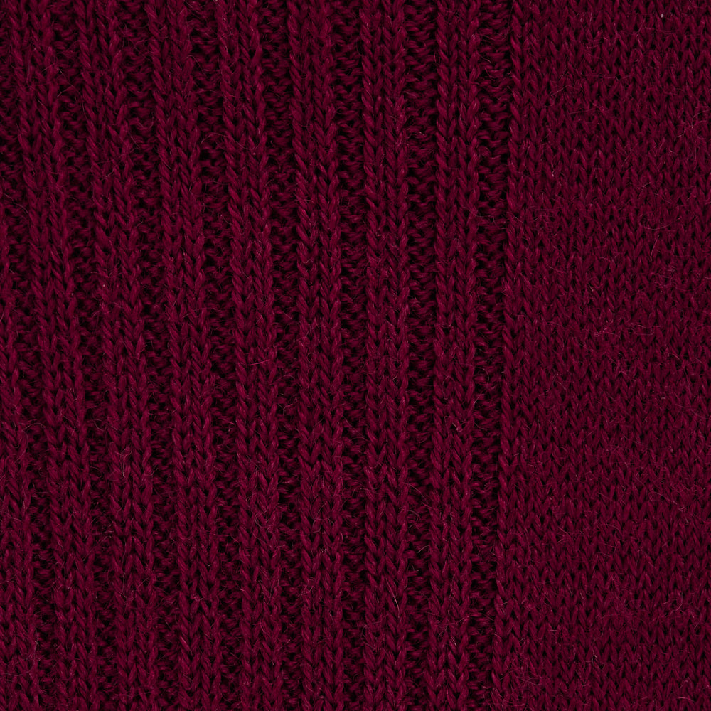 Bordeaux Long Merino Wool Socks