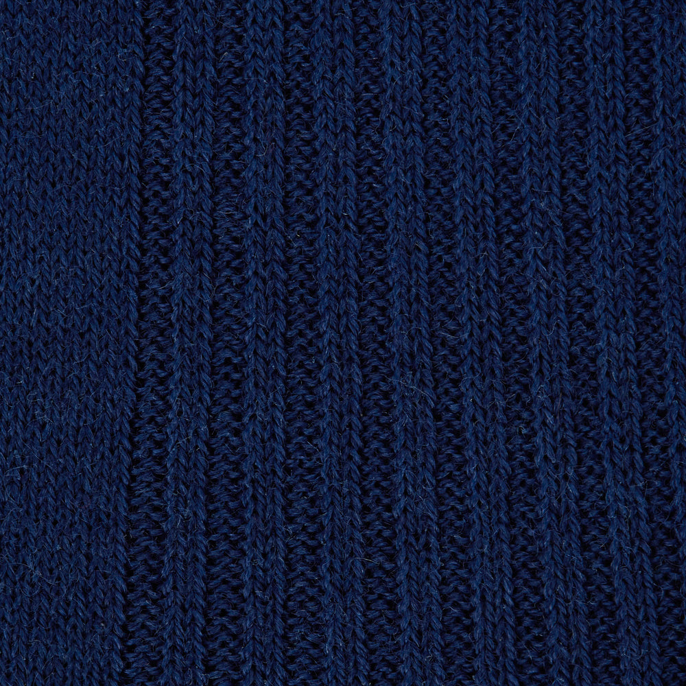 Midnight Blue Long Merino Wool Socks