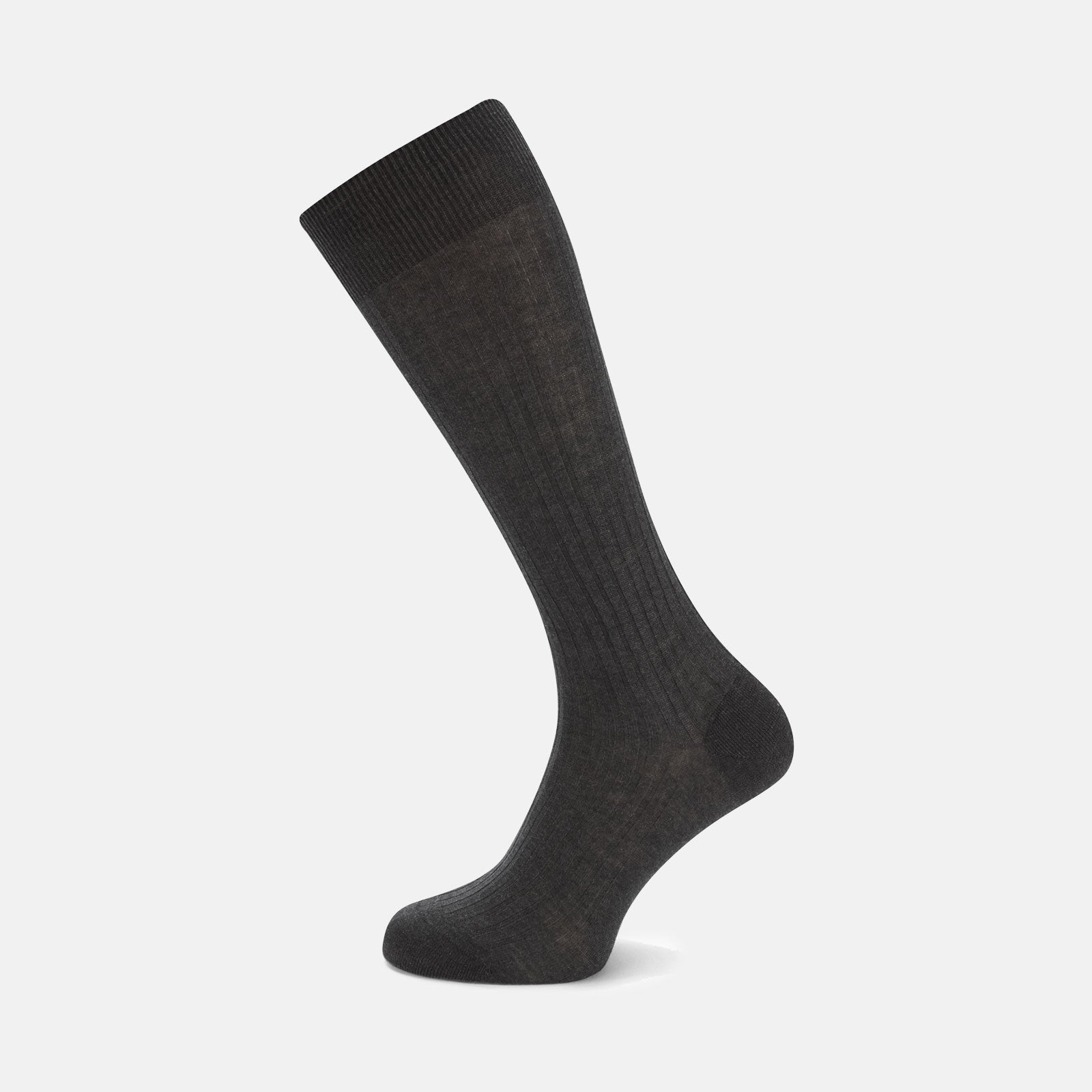 View 1 of product Dark Grey Long Cotton Socks