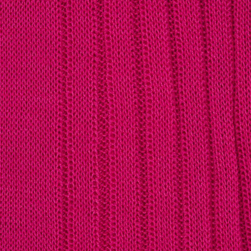 Hot Pink Long Cotton Socks