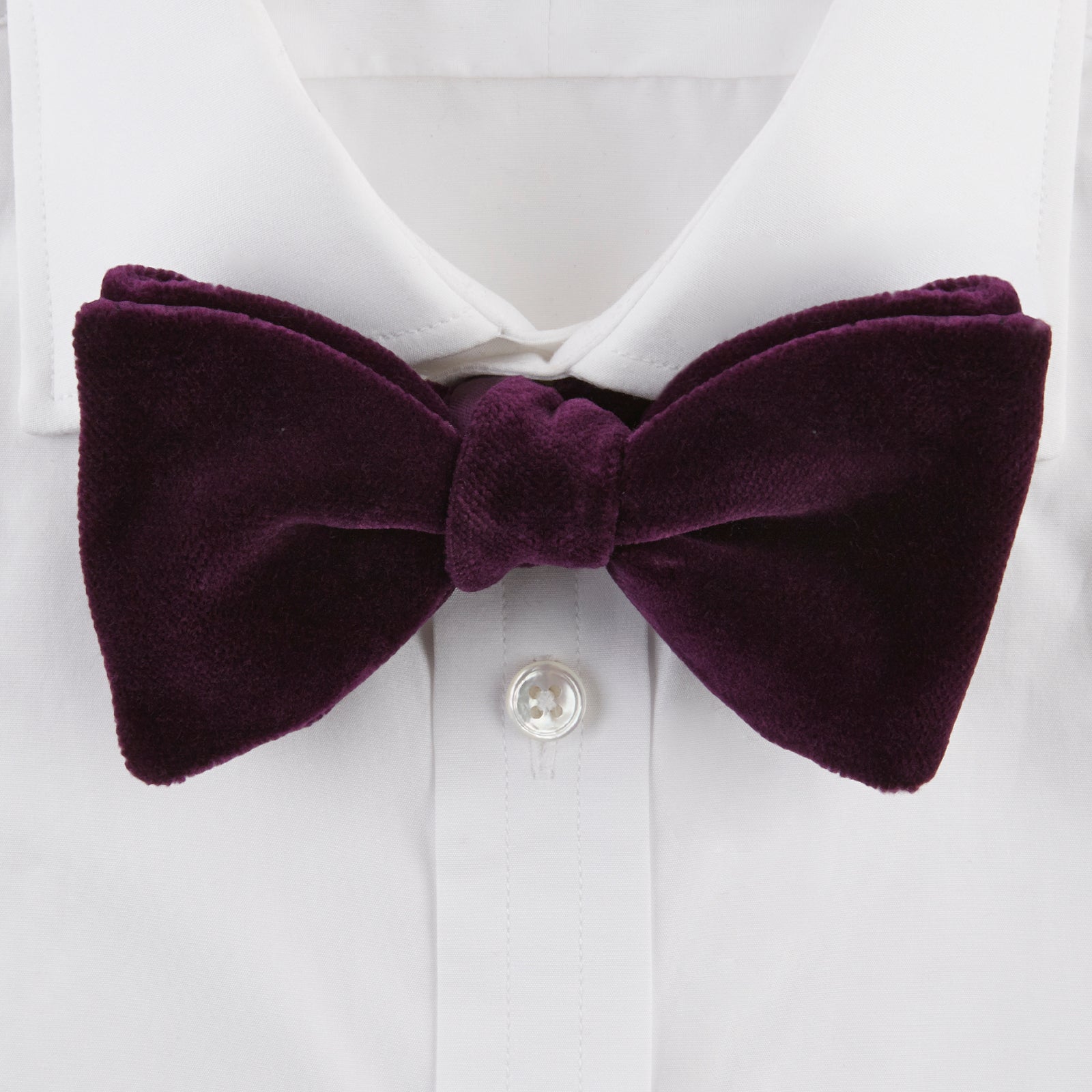 View 2 of product Purple Velvet Bow Tie