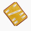 View 1 of product Bone Collar Stays in Tan Leather Lined Mustard Suede Tray
