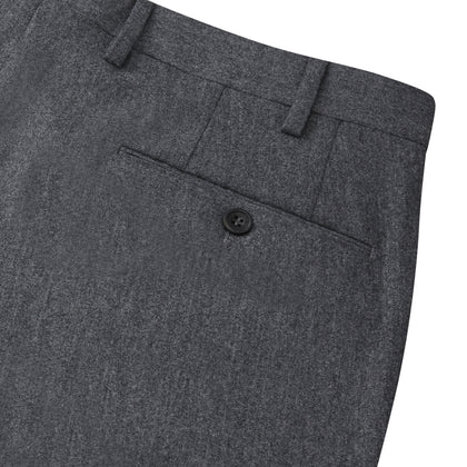 Charcoal Flannel Trousers Image 1