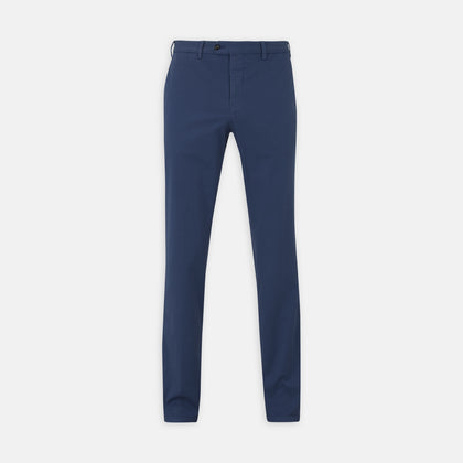 Navy Garment Dyed Cotton Chinos