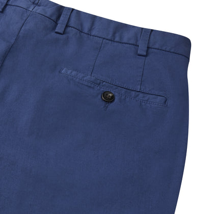 Navy Garment Dyed Cotton Chinos Image 1