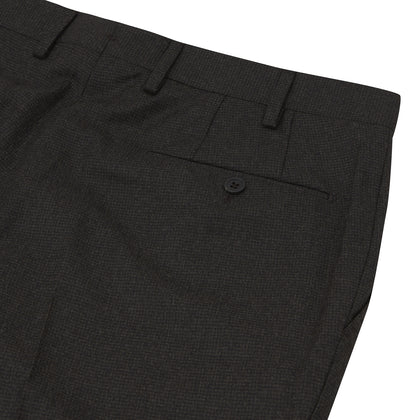 Brown Flannel Formal Chinos Image 1
