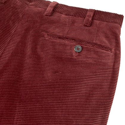 Copper Horizontal Corduroy Trousers Image 1