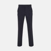 View 1 of product Navy Cotton Seersucker Trousers