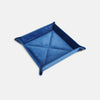 View 1 of product Royal Blue Square Leather Travel Tray