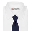 View 2 of product Navy Horizontal Twill Silk Tie