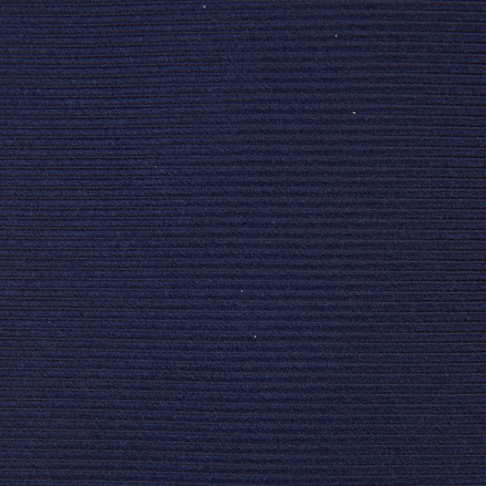 Navy Horizontal Twill Silk Tie Image 2