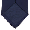 View 4 of product Navy Horizontal Twill Silk Tie