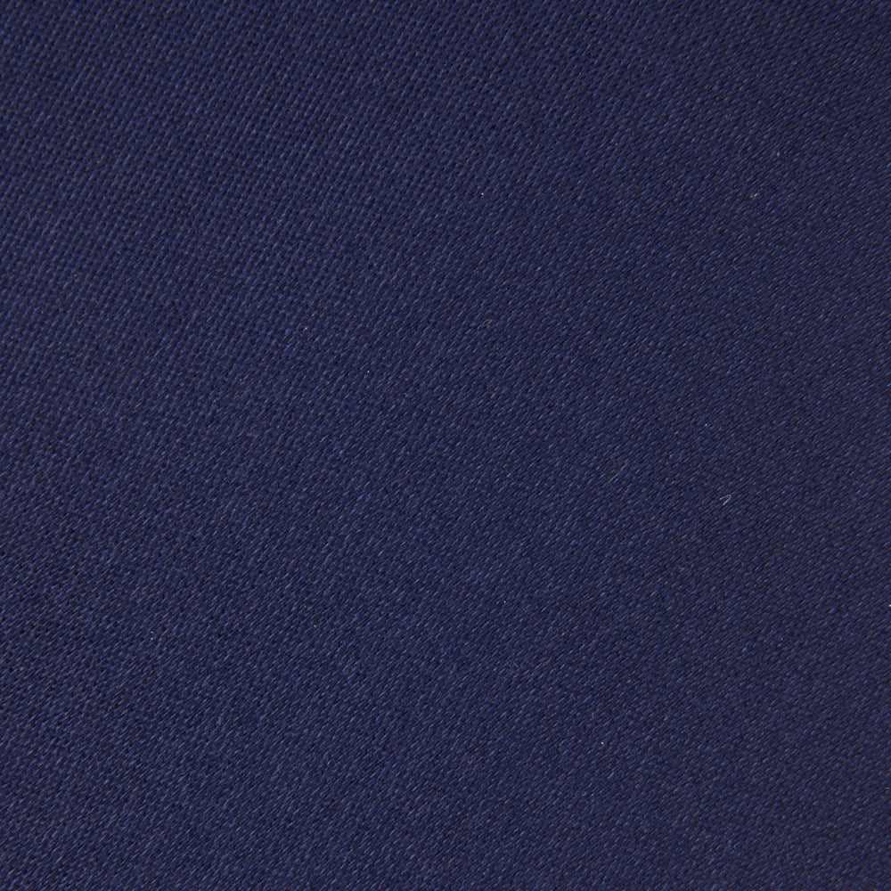 Navy Plain Satin Silk Tie