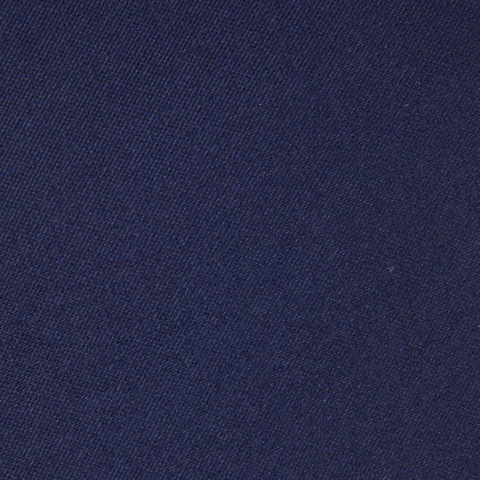 Navy Plain Satin Silk Tie Image 2