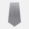 Grey Satin Silk Tie