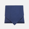 Dark Blue and White Mini Spot Silk Ascot Tie