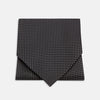 View 1 of product Black and White Mini Spot Silk Cravat