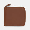 View 1 of product Light Tan Leather 8 C/C Zipped Wallet