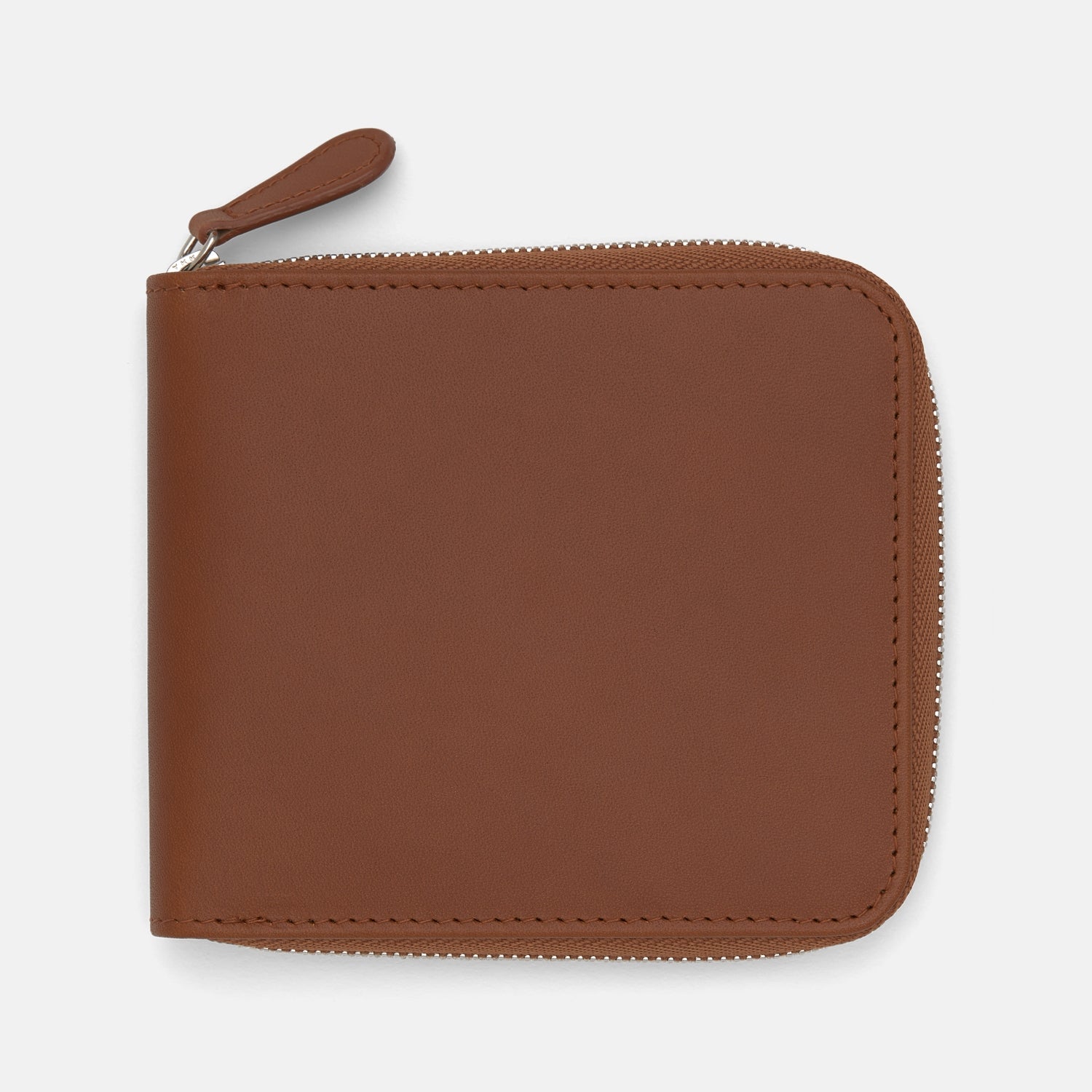 View 1 of product Light Tan Leather 8 C/C Zipped Wallet