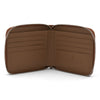 View 2 of product Light Tan Leather 8 C/C Zipped Wallet