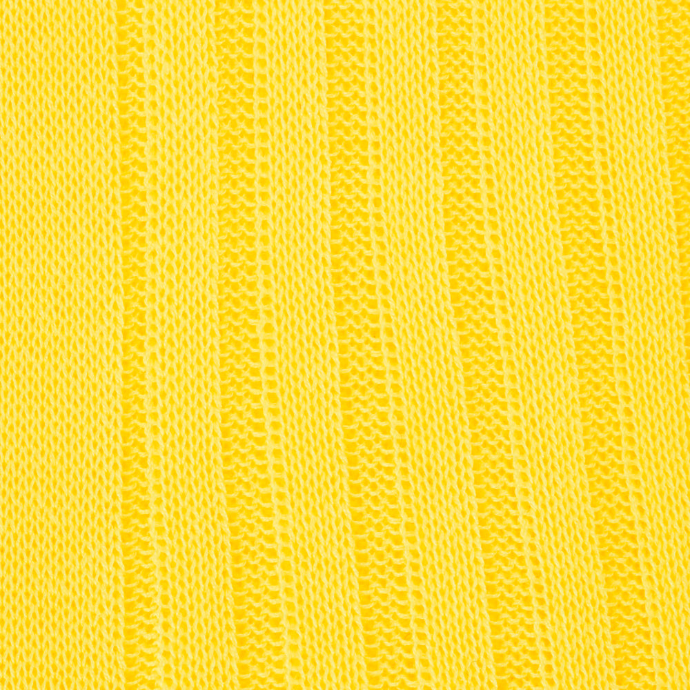 Bright Yellow Long Cotton Socks
